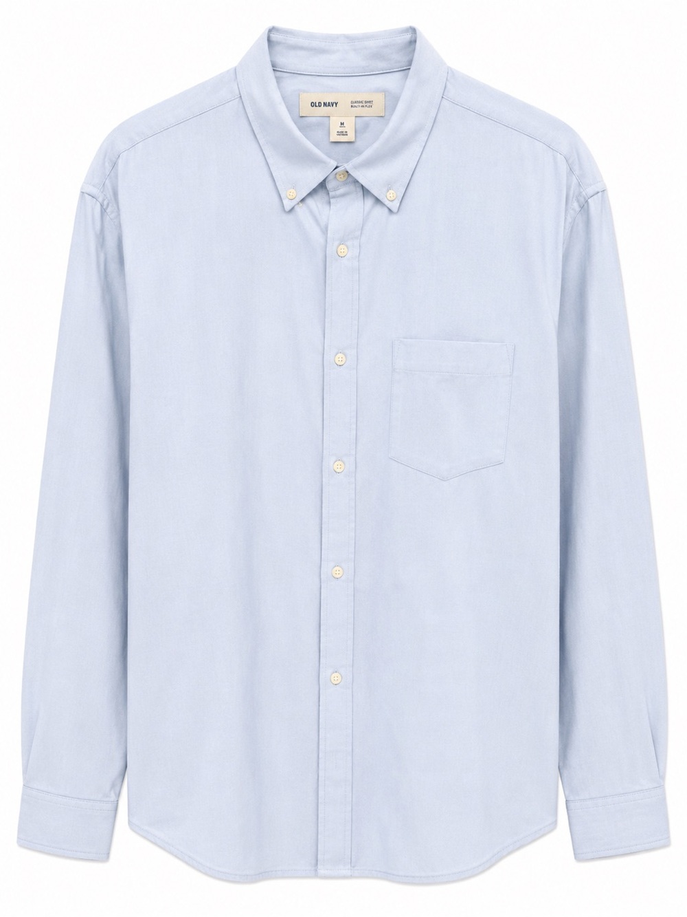 Old Navy Men's Pale Blue Button-Down Oxford Shirt